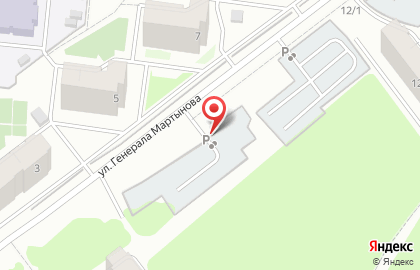 Автостоянка в Челябинске на карте