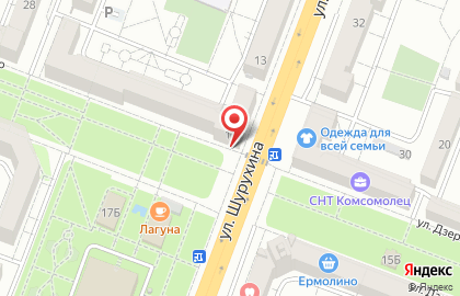 Магазин канцелярских товаров в Тракторозаводском районе на карте