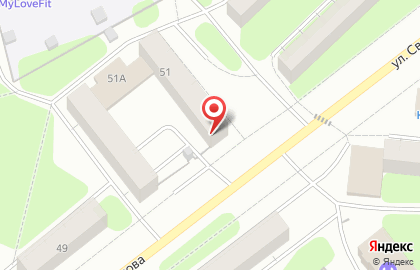 Парикмахерская Стиль на улице Свердлова на карте