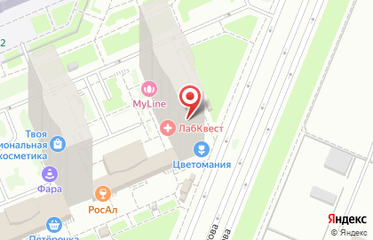 Ювелирная мастерская Златоград на улице Фёдора Абрамова на карте