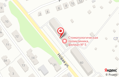 Поликлиника Тульская Областная Стоматологическая Поликлиника на Новой улице на карте