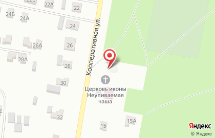 Церковь в честь иконы Пресвятой Богородицы Неупиваемая Чаша на Кооперативной улице на карте