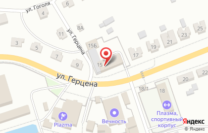 Центр автомасел на улице Герцена на карте