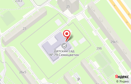 Семицветик, Детский сад # 79 Компенсирующего Вида на карте