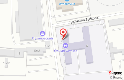 Фитнес-клуб Олимп Фитнес на Кронштадтской на карте