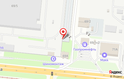 Автостоянка в Новосибирске на карте