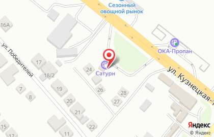 АЗС, ООО Сатурн на карте