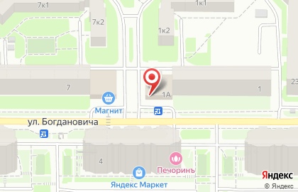 Супермаркет Spar в Нижегородском районе на карте