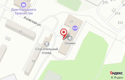 Спортивная школа Олимпийского резерва №2 на Азовской улице на карте