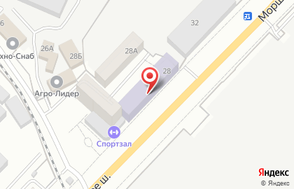 Учебный центр Застава в Тамбове на карте