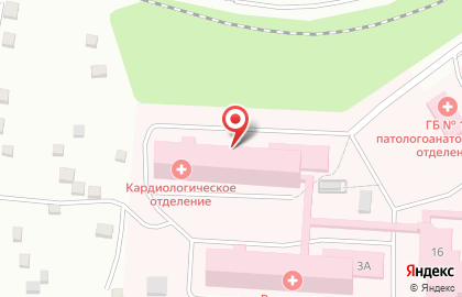 Городская больница на улице Металлургов, 3а в Первоуральске на карте