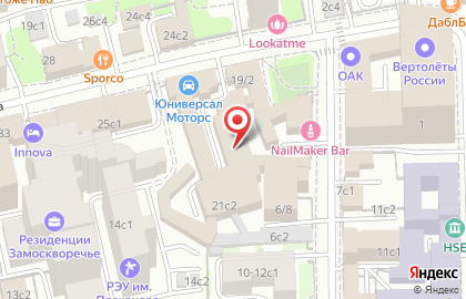 Студия лазерной эпиляции MissMira на метро Павелецкая на карте
