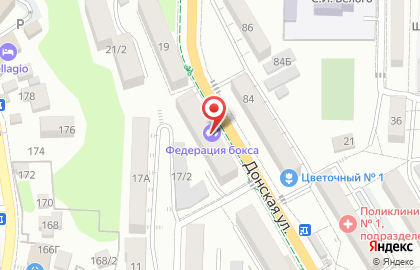 Федерация бокса Центрального района на карте
