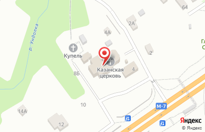 Церковь Казанской иконы Божией Матери во Владимире на карте