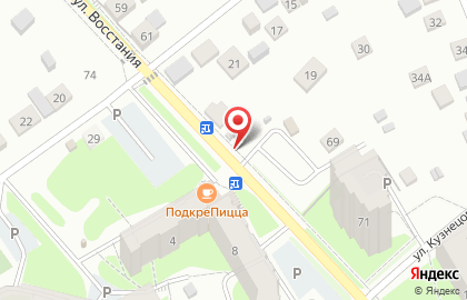 Автостоянка в Перми на карте