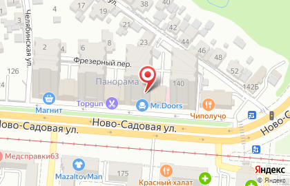 Салон мебели Дятьково на Ново-Садовой улице на карте