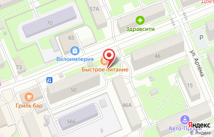 Киоск шаурмы по-армянски на карте