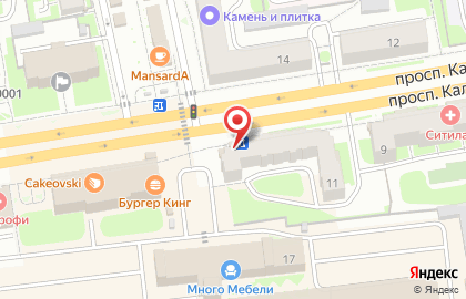 АКБ Торговый Городской Банк на Калинина на карте