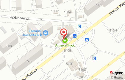 Салон сотовой связи МегаФон на улице Карла Маркса на карте