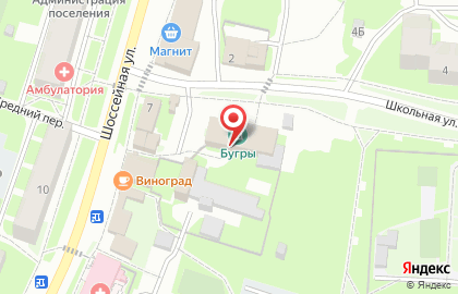 Военно-учетный стол на Шоссейной улице на карте