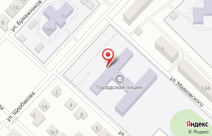 Волжский городской лицей ВГЛ на карте