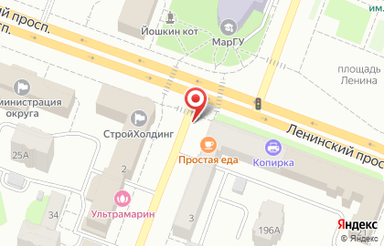 Магазин постных и вегетарианских продуктов Garuda на проспекте Гагарина на карте