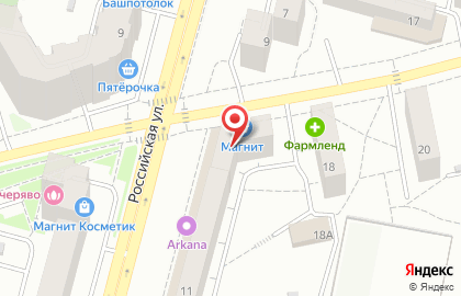 Розовая пантера на Российской улице на карте
