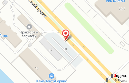 Кафе быстрого питания Papa Doni на Мензелинском тракте на карте