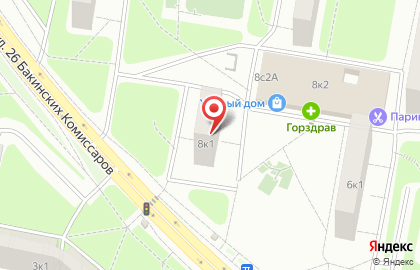 Ремонт швейных машин на улице 26-ти Бакинских Комиссаров на карте