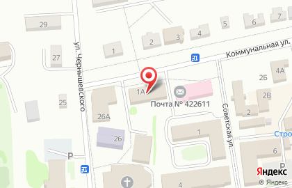 Магазин ритуальных принадлежностей на Коммунальной улице на карте