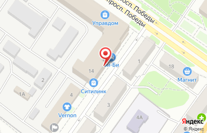Мебельный салон Шатура на проспекте Победы на карте