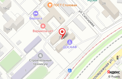 Парус в Центральном районе на карте