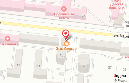 Ника на улице Гагарина на карте