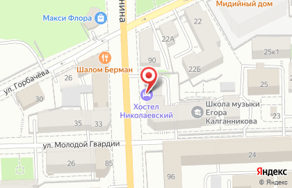 Компания Академия красоты на улице Ленина на карте