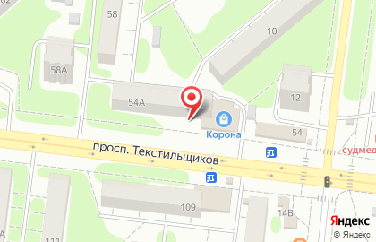 Салон-парикмахерская Виктория на проспекте Текстильщиков на карте