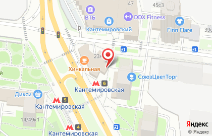Магазин фастфудной продукции на Пролетарском проспекте, 23а ст1 на карте