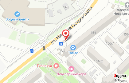 Магазин цветов Цветочница на улице Николая Островского на карте