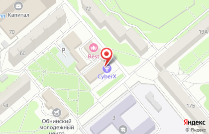 Компьютерный клуб CyberX на проспекте Маркса на карте