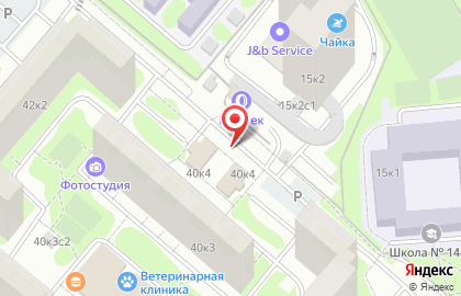 Киоск по продаже фруктов и овощей, район Крылатское на Рублёвском шоссе на карте