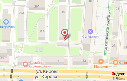 Решение на улице Октябрьской Революции на карте