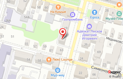 Кедр на улице Володарского на карте