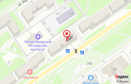 Банкомат Хоум Кредит энд Финанс Банк, Нижегородское представительство на улице Дьяконова на карте