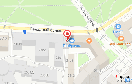 Fazer Baker`s Market в Останкинском районе на карте