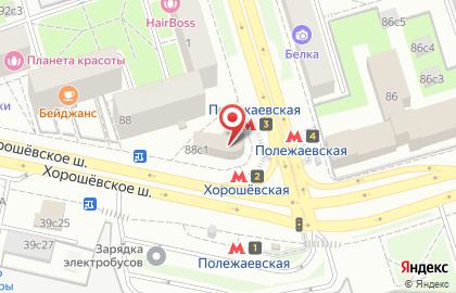 Компания Копикс на Хорошевском шоссе на карте