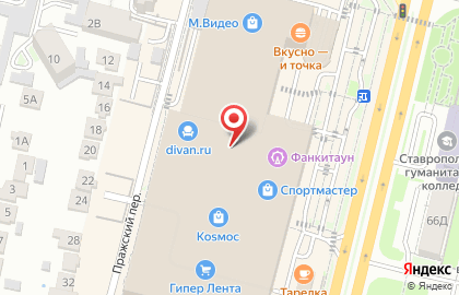 Ресторан быстрого питания KFC на улице Доваторцев на карте