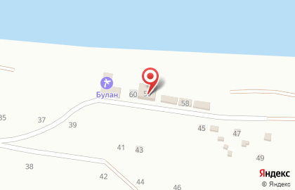 База отдыха Булан на карте