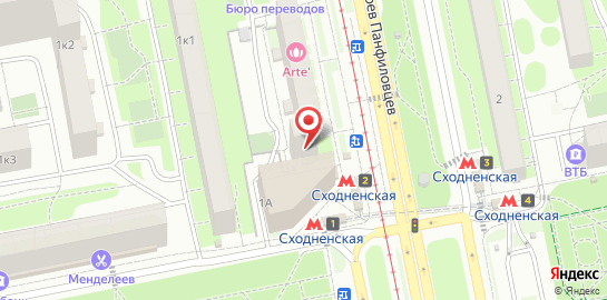 Салон красоты Arte' на карте