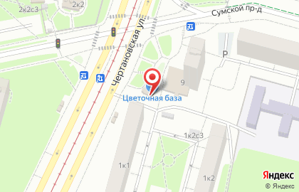 Цветочная база в Москве на карте