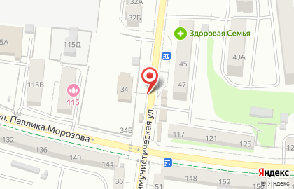 Магазин овощей и фруктов на Коммунистической, 47а на карте