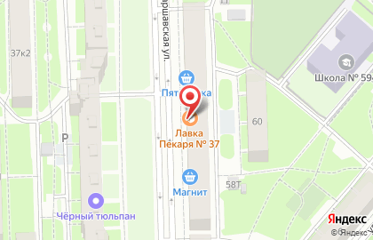 Булочная Лавка пекаря на Варшавской улице на карте